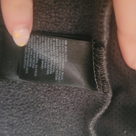 North Face Windwall Womens Jacket Small Gray Warm Layer Outdoor Midweight - Picture 5 of 6